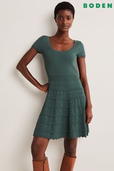 Jumper Dress Scoop Neck Dresses 