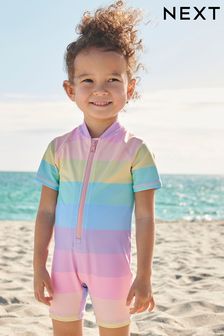 Multi Stripe Sunsafe Swim Suit (3mths-7yrs) (C93240) | £13 - £16