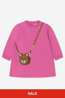 Moschino Kids Baby Girls Bear Bag Print Dress