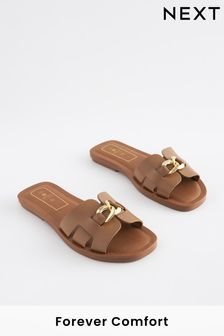 Womens Brown Mules | Brown Mule Sandals | Next UK