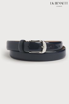 discount 58% Bershka Blue leather belt Navy Blue Single WOMEN FASHION Accessories Belt Navy Blue 