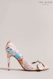 Ted Baker Nude Rymiiah 100Mm Art Print Bow Court Shoes (C99485) | £135