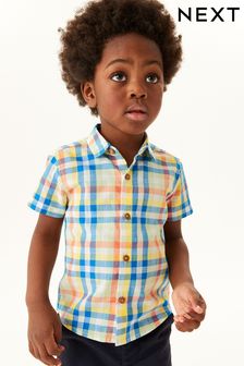 toddler boy checkered shirt