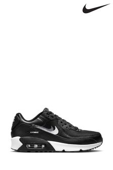 Nike Black Air Max 90 Youth Trainers (CUV250) | £87