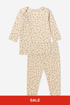 Bonpoint Baby Timi T-Shirt And Leggings Set in Natural