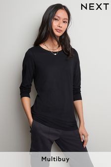 next black long sleeve top