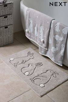 Grey Bunnies Towels (D03414) | £8 - £18