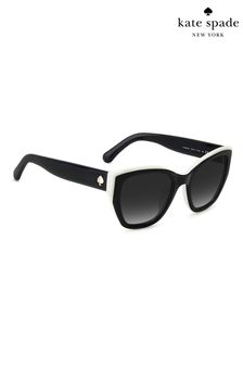 kate spade new york Yolanda Black Sunglasses (D03436) | £145