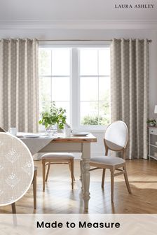 Laura Ashley Natural Lady Fern Made To Measure Curtains (D04340) | £128