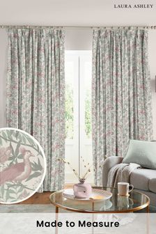 Purple Osterley Birds Made To Measure Curtains