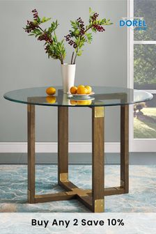 Queer Eye Clear Brooklyn Dining Table (D04784) | £270