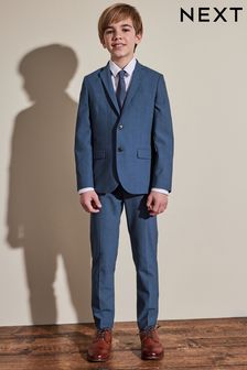 Blue Premium Wool Blend Suit: Trousers (12mths-16yrs) (D14371) | £30 - £42