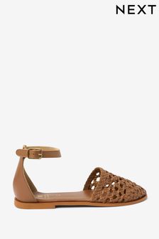 Peep Toe Shoes | Kitten High u0026 Mid Heel Peep Toe Flat Shoes | Next