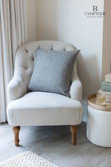 Chapter B Grey Bouclé Cushion