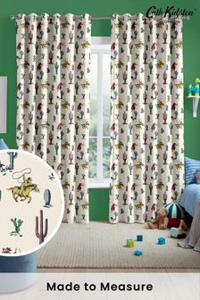Cath Kidston Cream Kids Cowboy Made To Measure Curtains