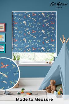 Cath Kidston Blue Kids Planes Made To Measure Roman Blind