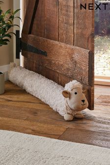 Natural Bruce The Boucle Sheep Draught Excluder (D19157) | £28