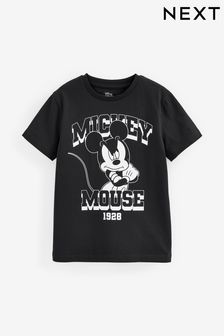 Black Mickey Mouse T-Shirt (3-16yrs) (D20133) | £10 - £15