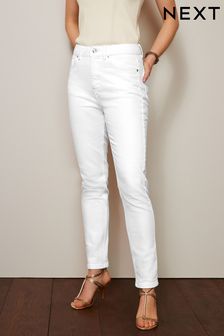 White Comfort Stretch Mom Jeans (D23886) | £32