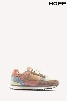 HOFF Barcelona Nude/Blue Suede Trainers (D26983) | £99