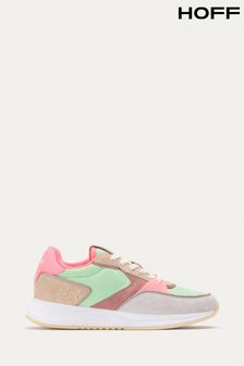 HOFF Rambla Green/Pink Suede Leather Trainers (D26987) | £120