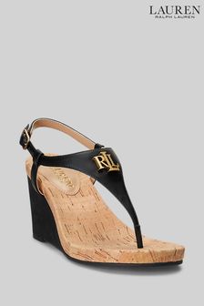Lauren Ralph Lauren Jeannie Faux-Leather Wedges (D27603) | £105