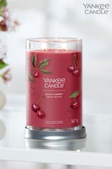 Yankee Candle Signature Large Tumbler Scented Candle, Black Cherry