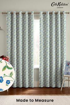 Cath Kidston Blue Forget Me Not Made To Measure Curtains
