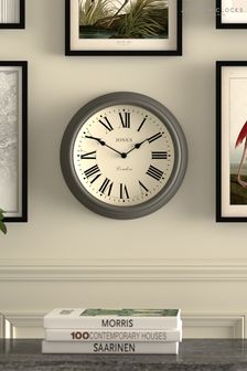 Jones Clocks Blizzard Grey Venetian Wall Clock