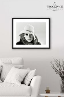 Brookpace Lascelles Black Twiggy Pose Framed Wall Art