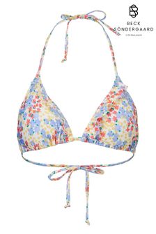 Becksondergaard Multicolour Frill Bikini Top