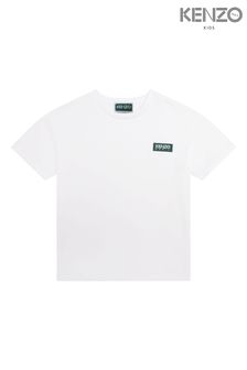 KENZO KIDS White Logo T-Shirt (D41717) | £49 - £53