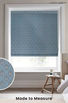 Blue Gower Made to Measure Roman Blinds