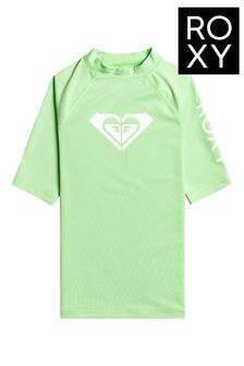 Roxy Whole Hearted Short Sleeve Rash Vest (D55575) | £25
