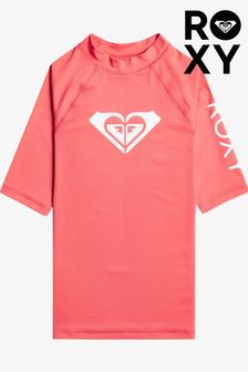 Roxy Whole Hearted Short Sleeve Rash Vest (D55589) | £25