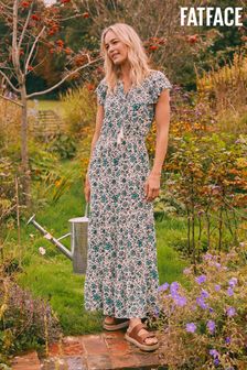 FatFace Natural Stevie Sketched Maxi Dress (D57826) | £75