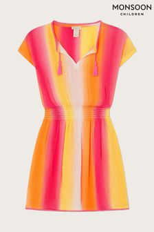 Monsoon Yellow Colourblock Kaftan Dress (D67757) | £26 - £30
