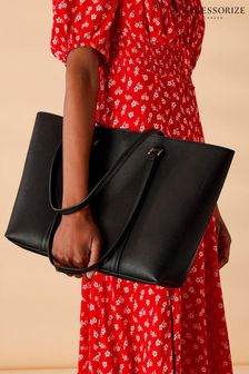 Accessorize Black Classic Tote Bag (D72485) | £35