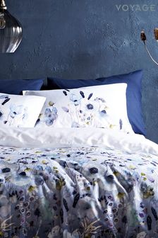 Voyage Set of 2 Blue Hibbertia Crocus Pillowcases