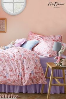Cath Kidston Pink Unicorn Waves Duvet Cover and Pillowcase Set