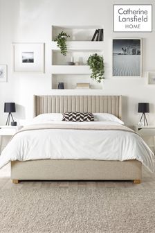Catherine Lansfield Natural Soho Wing Ottoman Bed