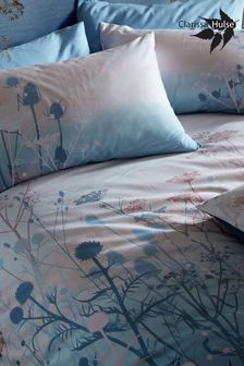 Clarissa Hulse Set of 2 Blue Tania's Garden Pillowcases