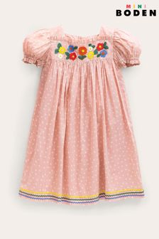 Boden Embroidered Woven Dress (D79066) | £37 - £42