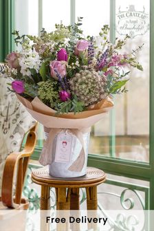 The Chateau by Angel Strawbridge Bright Spring Fresh Flower Bouquet in Pail (D85734) | £42