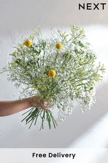 White Letterbox Fresh to Dried Flower Bouquet (D85778) | £25
