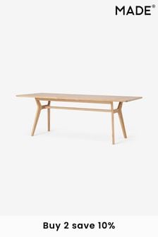MADE.COM Oak Jenson Extendable 6 to 8 Seater Dining Table