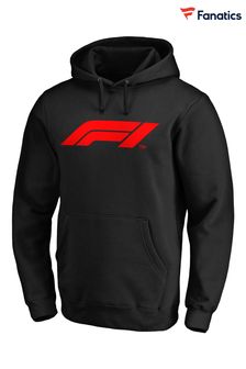 Fanatics Black Formula 1 Essentials Logo Overhead Hoodie (D91578) | £50