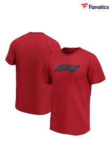 Fanatics Red Formula 1 Essentials Logo Graphic T-Shirt (D91873) | £25