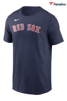 Nike Navy Blue Fanatics Boston Red Sox Nike Wordmark T-Shirt (D92664) | £20