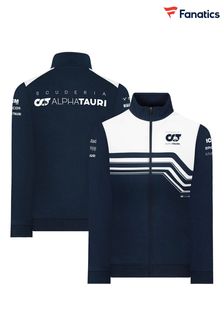 Fanatics Womens Blue Scuderia AlphaTauri 2022 Team Sweat Jacket (D92748) | £80